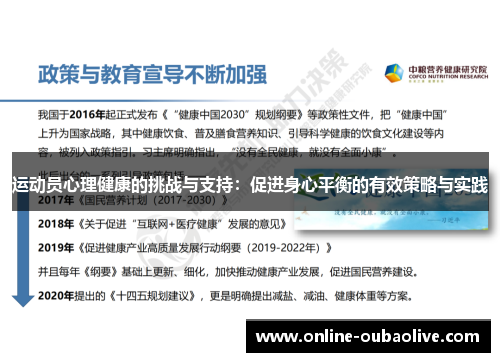 运动员心理健康的挑战与支持：促进身心平衡的有效策略与实践