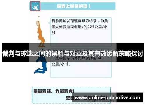 裁判与球迷之间的误解与对立及其有效缓解策略探讨